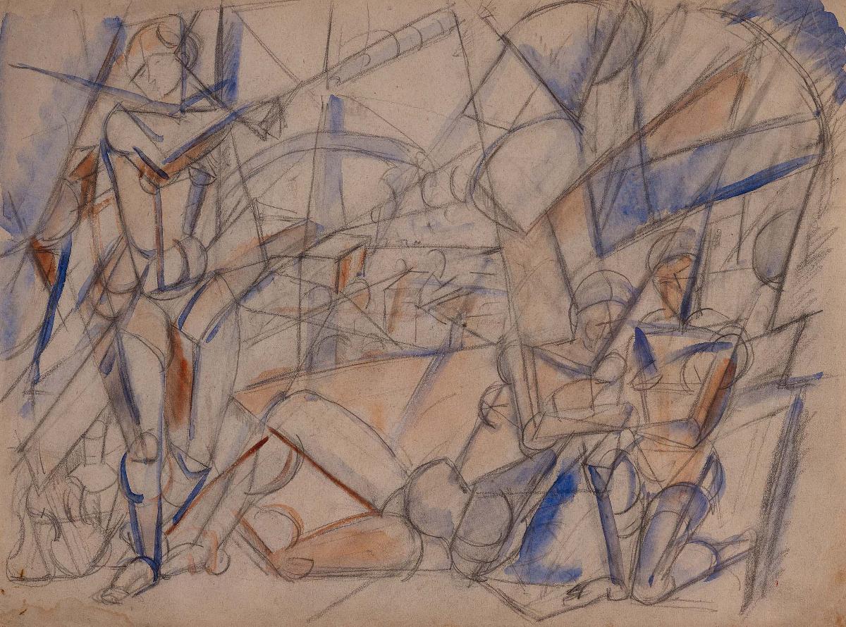 Landscape with nudes