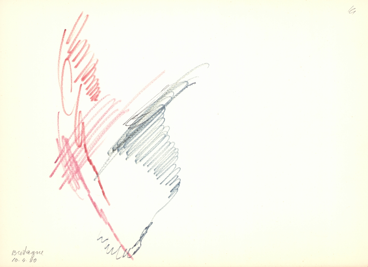 A Canson album entitled “Bretagne”